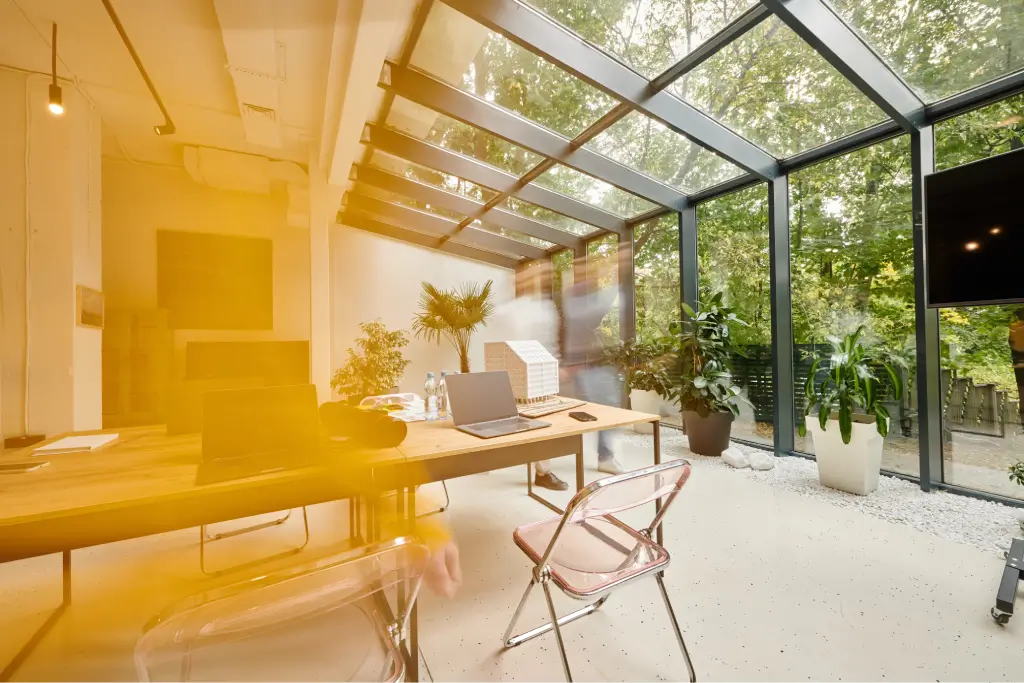 Sunroom Entertainment Area