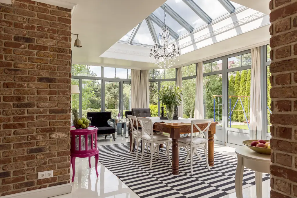 glass sunroom