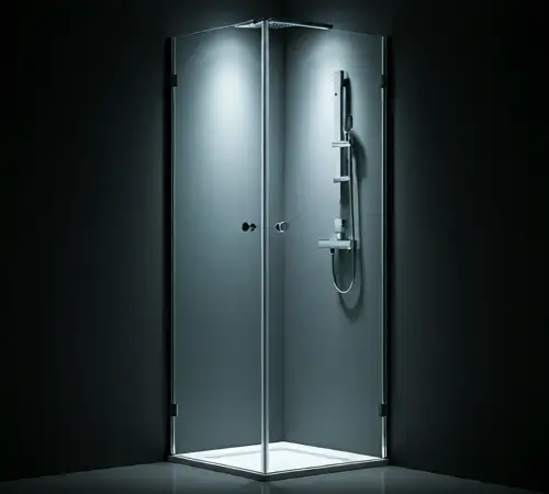 LED Lighting within Glass Shower Doors