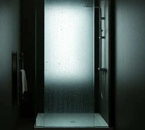 Rain Glass Shower Door