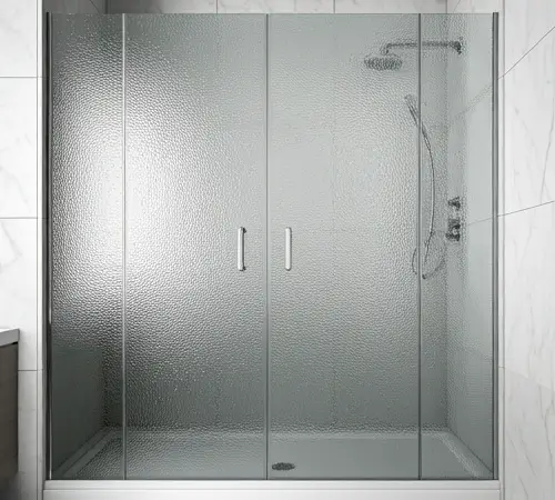 Textured Glass Shower Doors