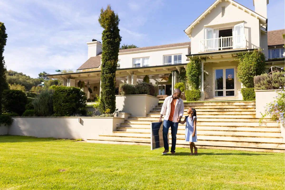 modern white farmhouse exterior