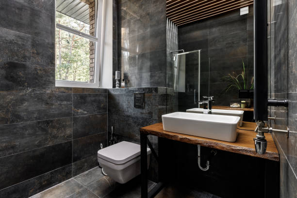 small luxury master bathroom