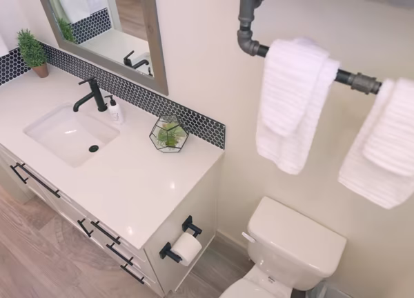 Tiny Master Bathroom