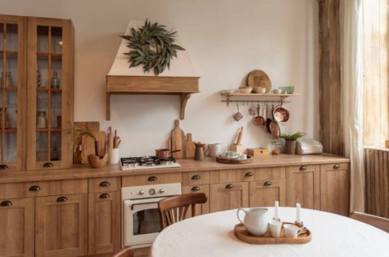 How to Design a Rustic Kitchen with Light Cabinets?