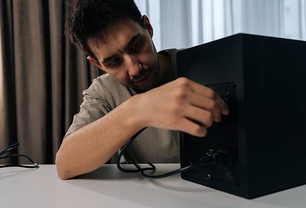 how to setup speaker for gaming pc